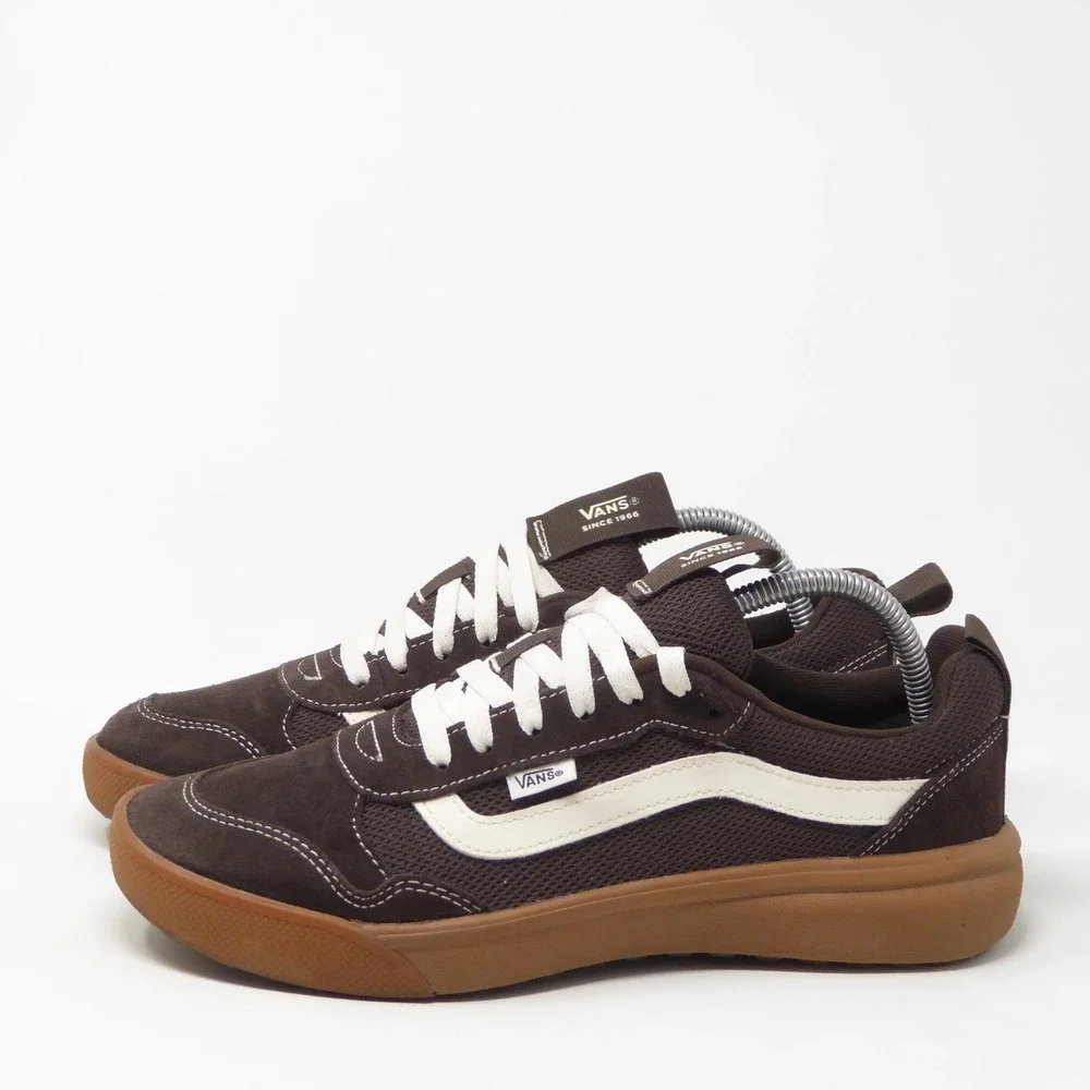 Vans Mens UltraRange Shoes Sneakers Brown Suede Mesh Low Top Sneaker 9